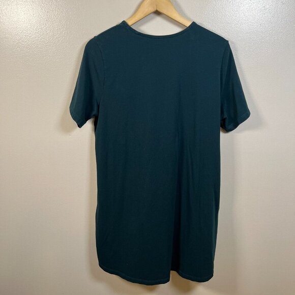 Universal Standard Halie T-shirt Dress Size Small 14/16 Green Minimal Comfy - Picture 2 of 8